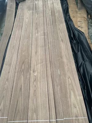Doğal dilimlenmiş kesilmiş Amerikan siyah ceviz plain cut veneer sheet for plywood