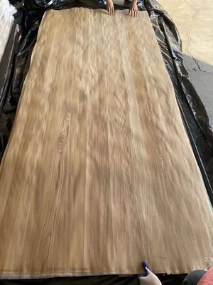 Doğal Kesilmiş Kahverengi Elm Tacı Kesim Yapı için Eşleşen Finer Yaprak