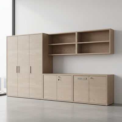 Office Furniture Ash Wood Veneer Modern Style Cabinetry Materials Developed for Commercial Furniture Providing High End Visual Appeal